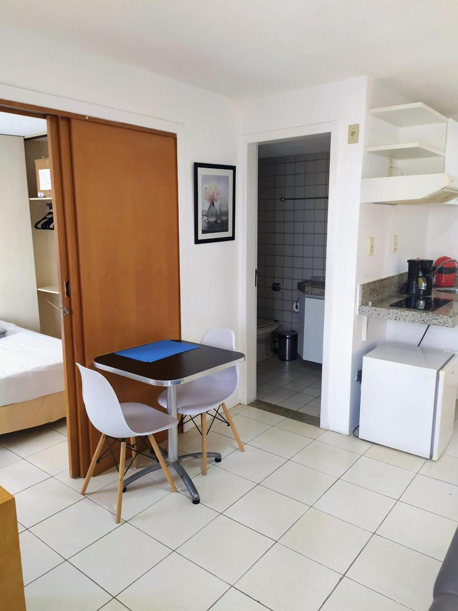 Vista Mar E Lagoa - Cozinha E Frigobar - Apartamento Flat Proximo A Praia São Luís Kültér fotó