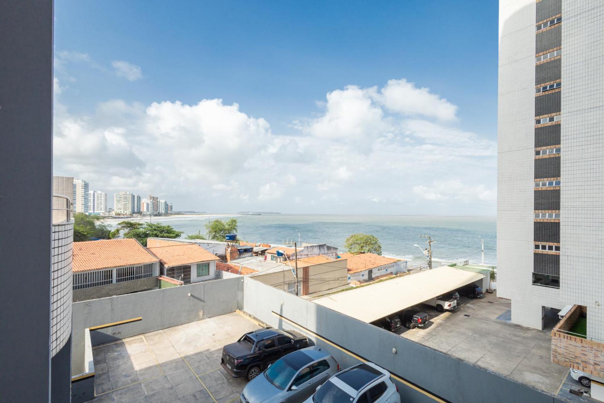 Vista Mar E Lagoa - Cozinha E Frigobar - Apartamento Flat Proximo A Praia São Luís Kültér fotó