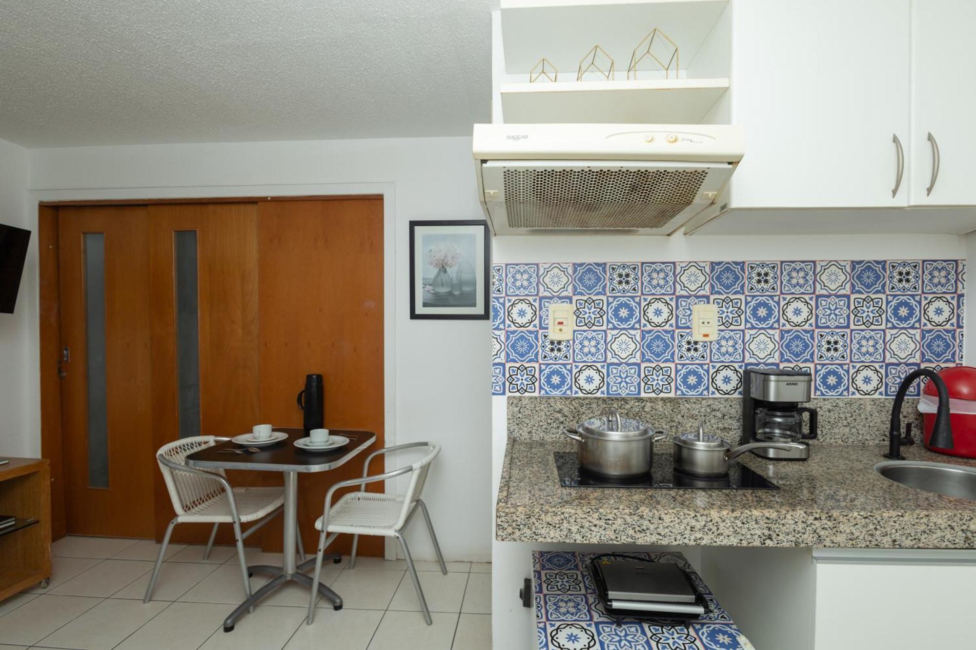 Vista Mar E Lagoa - Cozinha E Frigobar - Apartamento Flat Proximo A Praia São Luís Kültér fotó