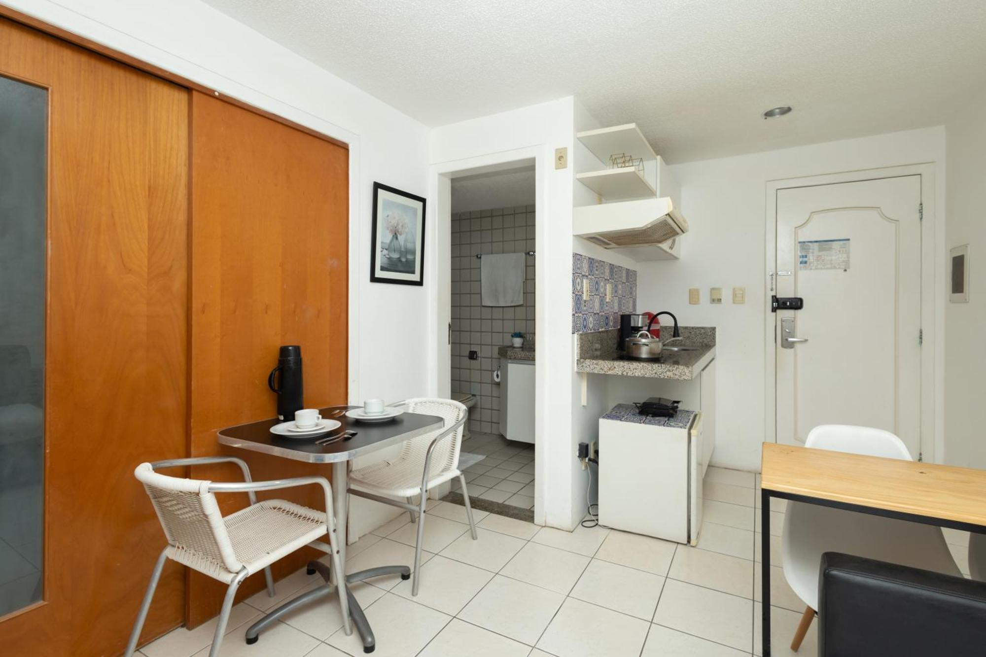 Vista Mar E Lagoa - Cozinha E Frigobar - Apartamento Flat Proximo A Praia São Luís Kültér fotó