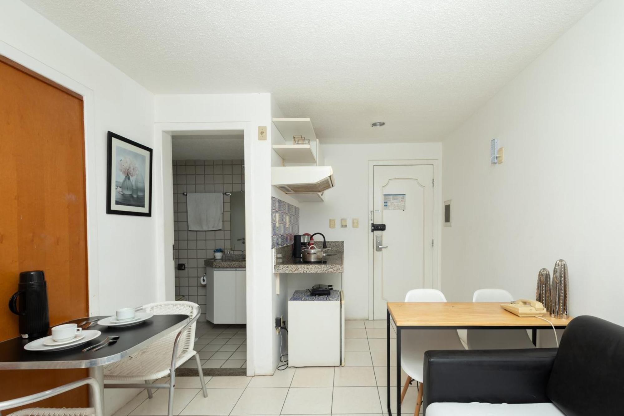 Vista Mar E Lagoa - Cozinha E Frigobar - Apartamento Flat Proximo A Praia São Luís Kültér fotó