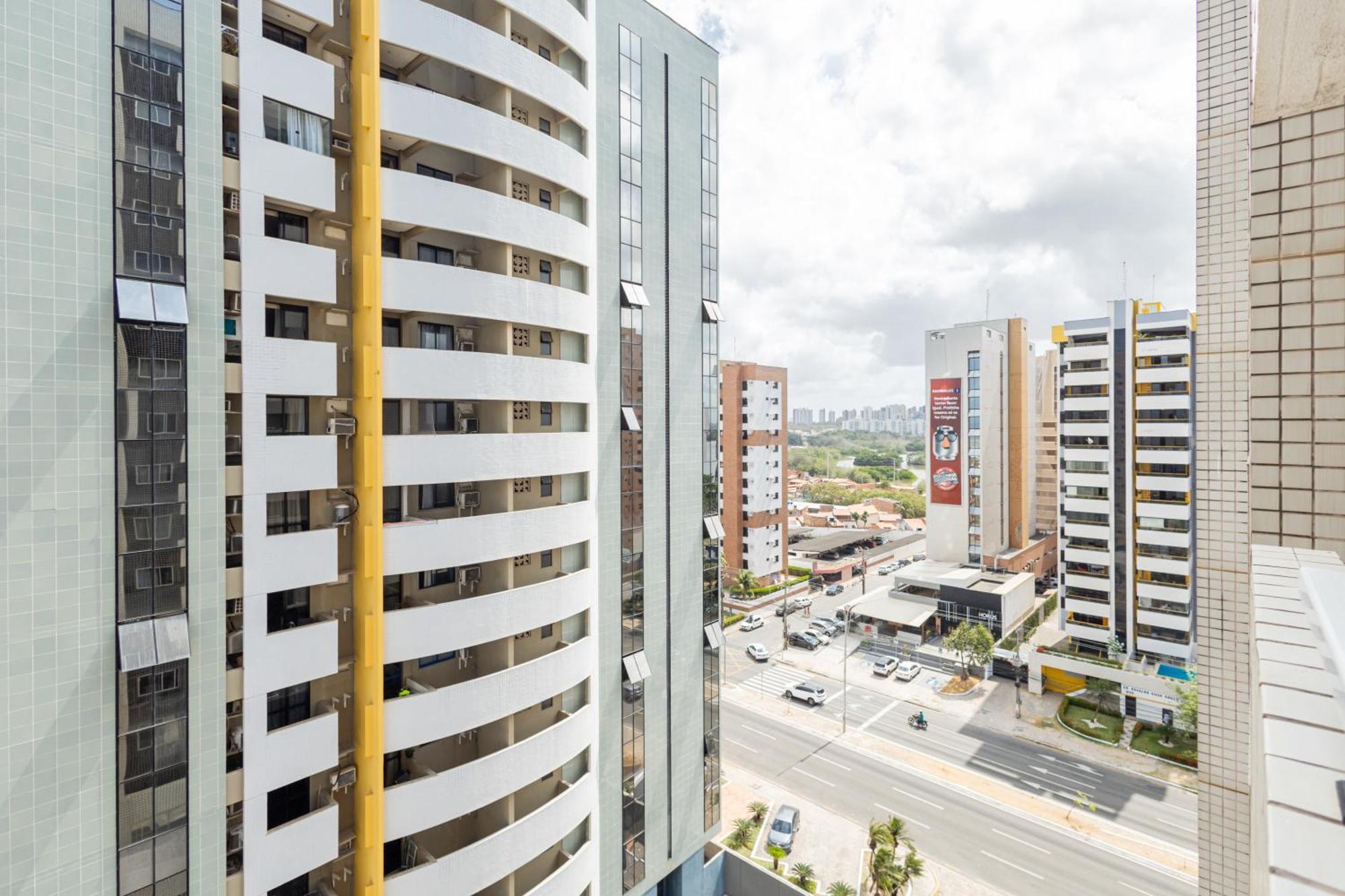 Vista Mar E Lagoa - Cozinha E Frigobar - Apartamento Flat Proximo A Praia São Luís Kültér fotó