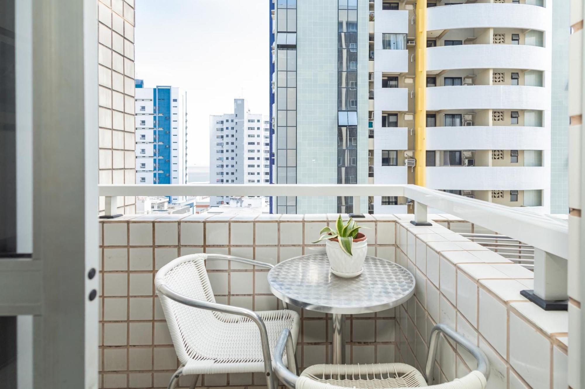 Vista Mar E Lagoa - Cozinha E Frigobar - Apartamento Flat Proximo A Praia São Luís Kültér fotó